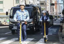 В Японии сервис электросамокатов Luup обязал пользователей разрешать передачу данных о нарушениях полиции